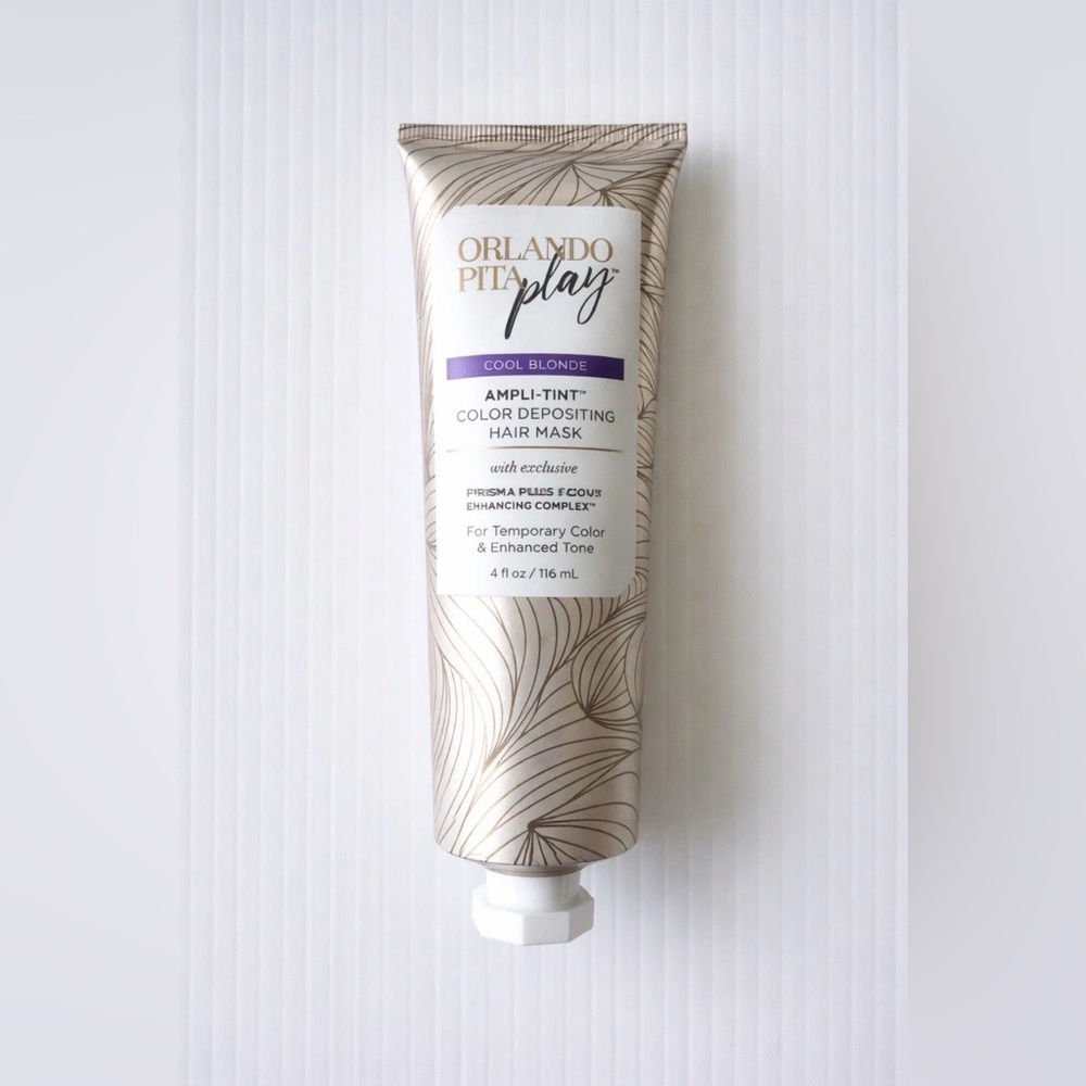 ORLANDO PITA Play Ampli-Tint Hair Mask Cool Depositing Blonde 4 oz Brand New